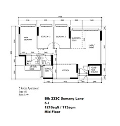 Blk 233C Matilda Court (Punggol), HDB 5 Rooms #581767241